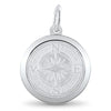 LOLA Necklaces and Pendants Compass Rose Pendant - Alpine White Medium