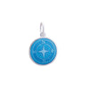 LOLA Necklaces and Pendants Compass Rose Pendant - Light Blue