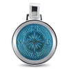 LOLA Necklaces and Pendants Compass Rose Pendant - Light Blue Large