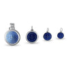 LOLA Necklaces and Pendants Compass Rose Pendant - Light Blue