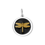 LOLA Necklaces and Pendants LOLA Dragonfly - Black and Gold Medium
