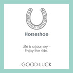 LOLA Necklaces and Pendants LOLA Horseshoe Pendant - Black