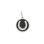 LOLA Necklaces and Pendants LOLA Horseshoe Pendant - Black