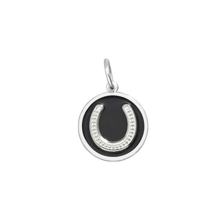 LOLA Necklaces and Pendants LOLA Horseshoe Pendant - Black