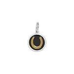 LOLA Necklaces and Pendants LOLA Horseshoe Pendant - Black and Gold