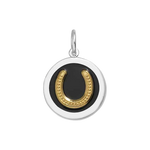 LOLA Necklaces and Pendants LOLA Horseshoe Pendant - Black and Gold