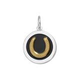 LOLA Necklaces and Pendants LOLA Horseshoe Pendant - Black and Gold
