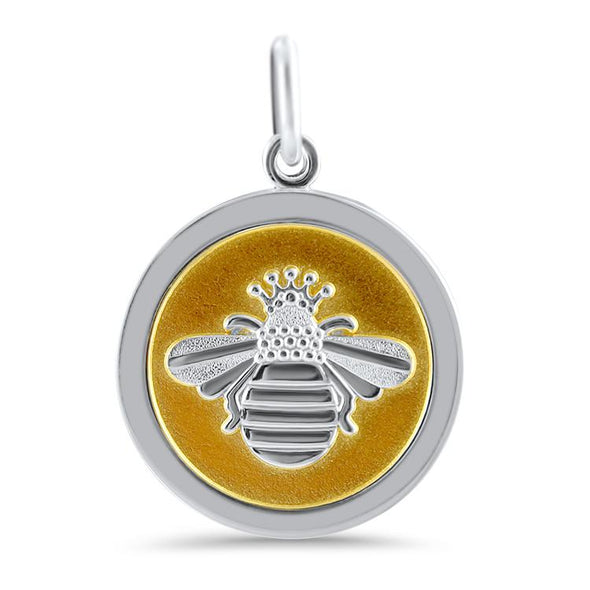 LOLA Necklaces and Pendants Queen Bee Pendant - Gold & Silver Medium