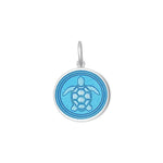 LOLA Necklaces and Pendants Sea Turtle Pendant - Light Blue Small