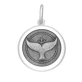 LOLA Necklaces and Pendants Whale Tail Pendant - Pewter Medium