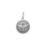 LOLA Necklaces and Pendants Whale Tail Pendant - Pewter Small
