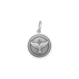 LOLA Necklaces and Pendants Whale Tail Pendant - Pewter Small