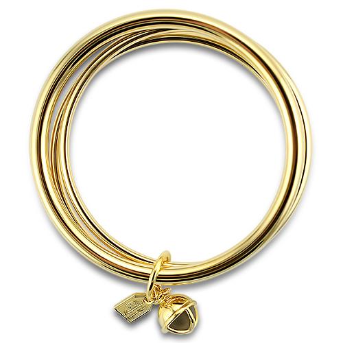Maine Melon Bracelet Beacon Bauble Bangles - Frosted Clear