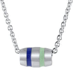 Maine Melon Necklaces and Pendants Buoy Bead Necklace - Blue & Mint