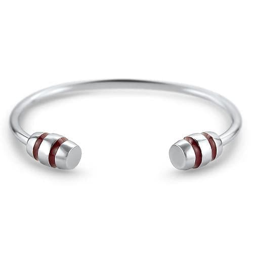 Maine Melon Bracelet Buoy Cuff Bracelet - Wine