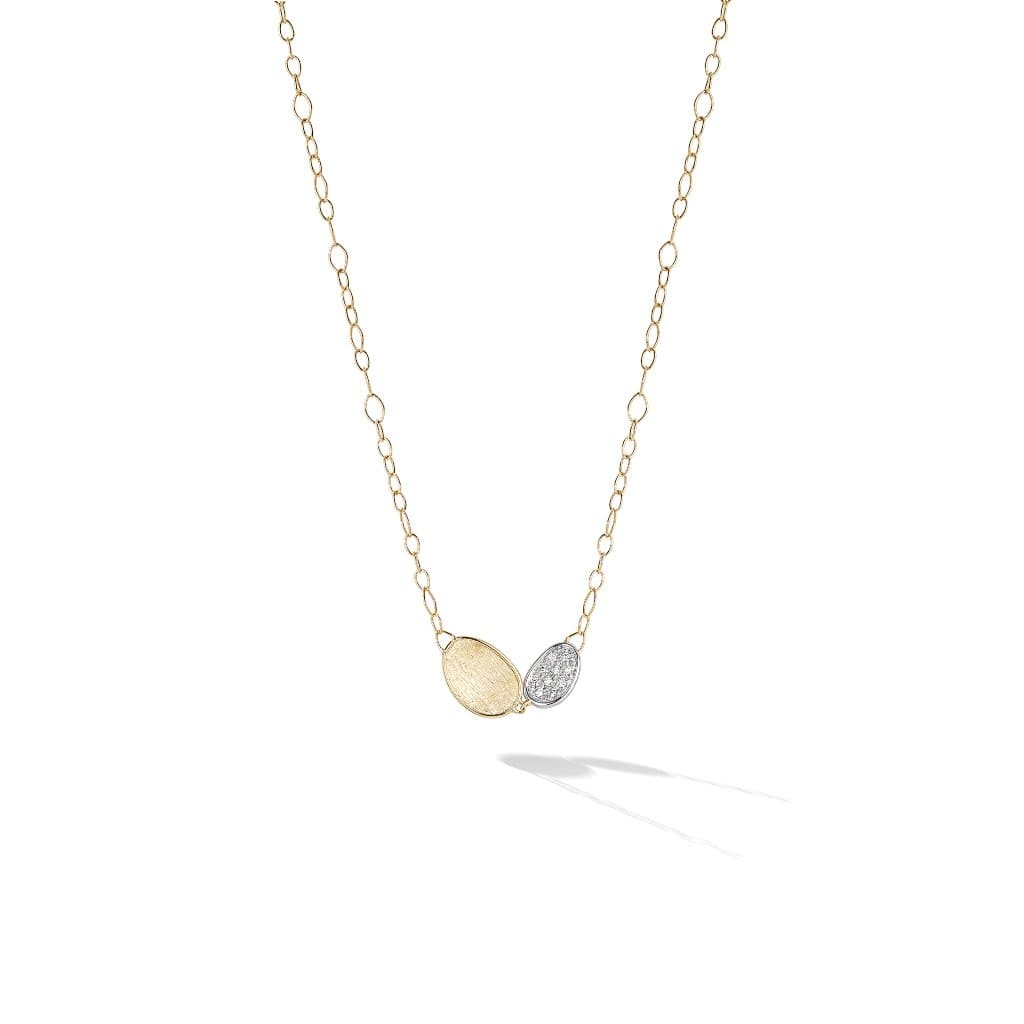 Marco Bicego Necklaces and Pendants Copy of Lunaria Collection 18K Yellow Gold Short Necklace