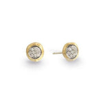 Marco Bicego Earring Delicati Gold & Diamond Pavé Small Stud Earrings