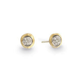 Marco Bicego Earring Delicati Gold & Diamond Pavé Small Stud Earrings
