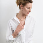 Marco Bicego Earring Jaipur Collection 18K Yellow Gold Engraved and Polished Charm Drop Earrings