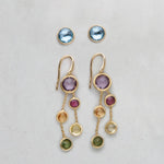 Marco Bicego Earring Jaipur London Blue Topaz Petite Stud Earrings