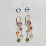 Marco Bicego Earring Jaipur London Blue Topaz Petite Stud Earrings