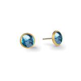 Marco Bicego Earring Jaipur London Blue Topaz Petite Stud Earrings