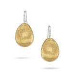 Marco Bicego Earring Lunaria Diamond Pavé Medium French Wire Earrings