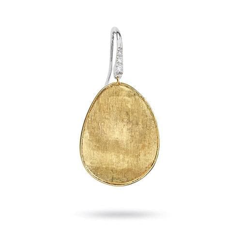 Marco Bicego Earring Lunaria Diamond Pavé Medium French Wire Earrings
