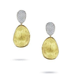 Marco Bicego Earring Lunaria Diamond Pavé Small Double Drop Earrings
