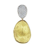 Marco Bicego Earring Lunaria Diamond Pavé Small Double Drop Earrings