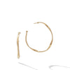 Marco Bicego Earring Marrakech Collection 18K Yellow Gold Medium Hoop Earrings