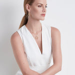 Marco Bicego Necklaces and Pendants Marrakech Onde Collection 18K Yellow Gold and Diamond Concentric Small Pendant