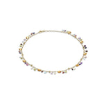 Marco Bicego Necklaces and Pendants Paradise Collection 18K Yellow Gold Citrine and Mixed Gemstone Single Strand Necklace