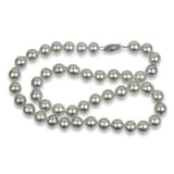Mastoloni Necklaces and Pendants 14k White Gold Mastoloni Silver Akoya Pearl Strand Necklace