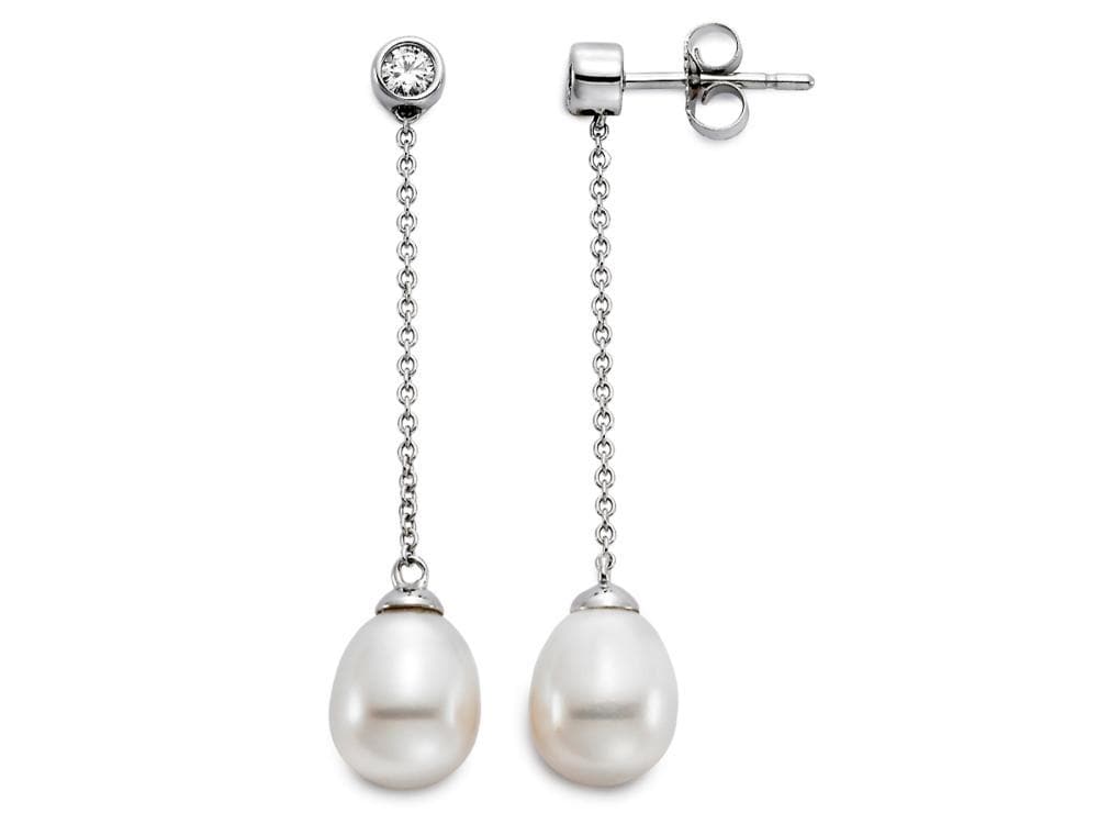 Mastoloni Earring Pearl Chain Drop Earrings