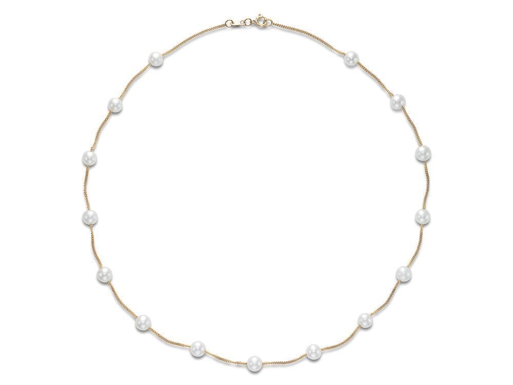 Mastoloni Necklaces and Pendants Tin Cup Pearl Necklace