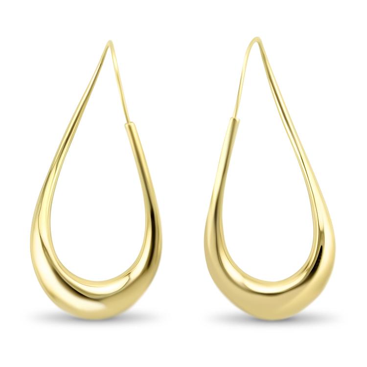 Michael Good Earring Waved Oval Earrings