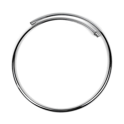 PAGE Estate Necklaces and Pendants 14K White Gold Omega 19" Necklace