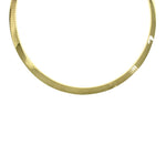 PAGE Estate Necklaces and Pendants 14k Yellow Gold 8mm Omega 16" Necklace