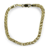 PAGE Estate Bracelet 14K Yellow Gold Braided Link Bracelet