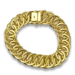 PAGE Estate Bracelet 14k Yellow Gold Circle Link Bracelet