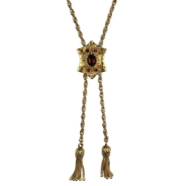 January Birthstone Necklace - Garnet | Linjer Jewelry
