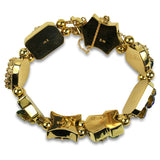 PAGE Estate Bracelet 14k Yellow Gold Slide Bracelet