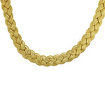 PAGE Estate Necklaces and Pendants 14k Yellow Gold Woven 16.25" Necklace
