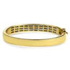 PAGE Estate Bracelet 18k Yellow Gold Diamond Channel Set Bangle Bracelet