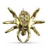 PAGE Estate Pins & Brooches 18k Yellow Gold Diamond Spider Pin