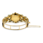 PAGE Estate Bracelet 18K Yellow Gold Turquoise Bangle Bracelet