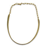 PAGE Estate Necklaces and Pendants 18k Yellow Gold Weave Collar Necklace