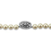 PAGE Estate Necklaces and Pendants Akoya Pearl 18" Necklace with Diamond Clasp