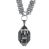 PAGE Estate Necklaces and Pendants Antique Silver Collar Necklace & Locket